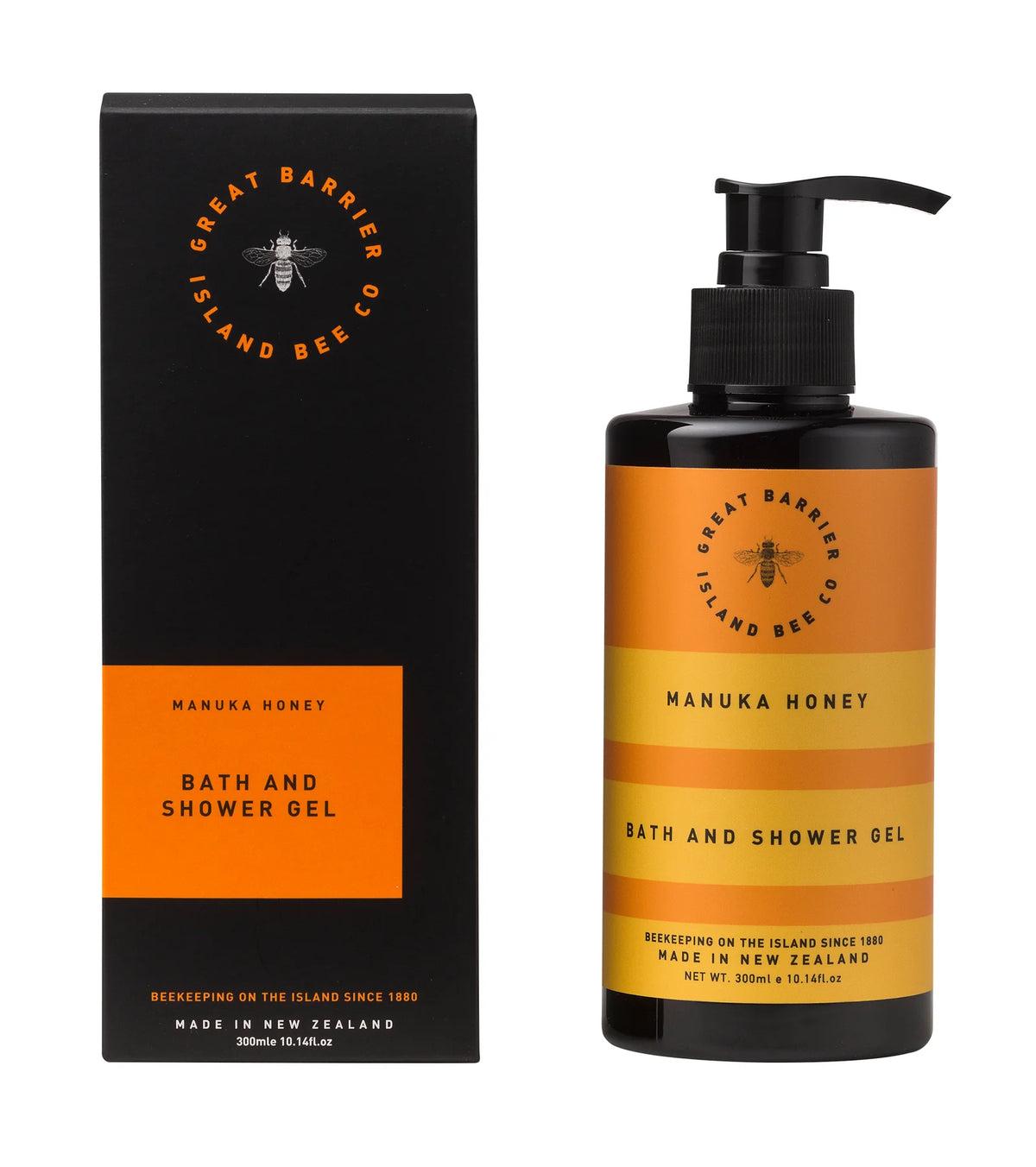 Great Barrier Island Manuka Honey Bath & Shower Gel
