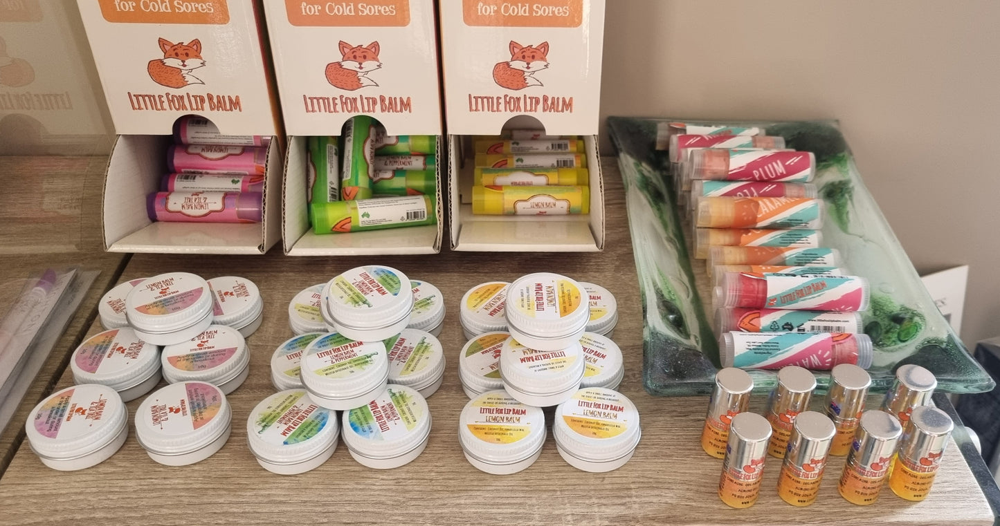 Little Fox Cold Sore Relief Lip Balms (Tubes)