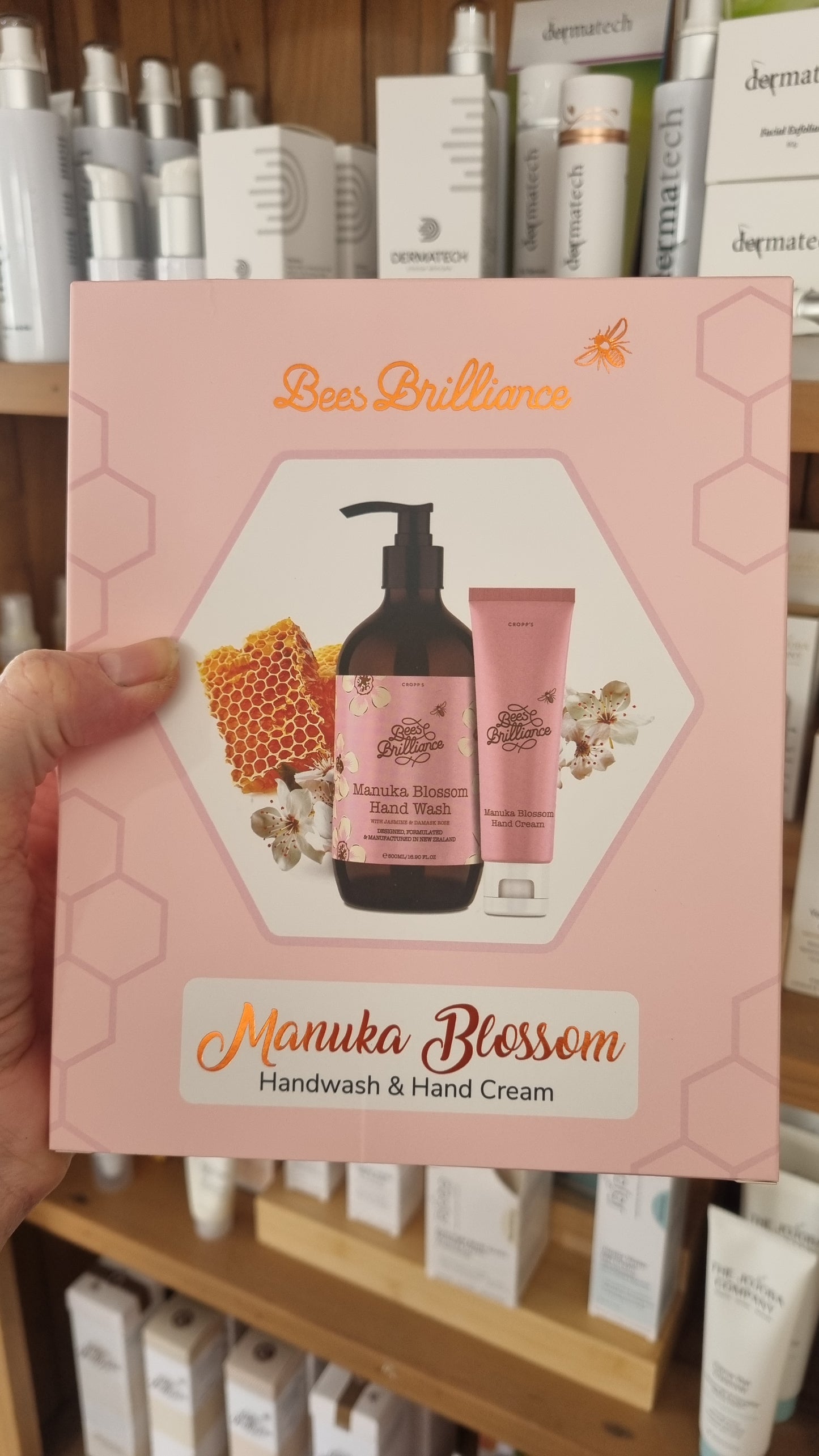 Bees Brilliance Gift Pack Manuka Blossom Hand Wash & Handcreme