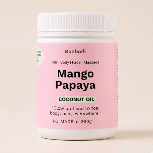 Bonbodi Mango and Papaya Coconut Oil