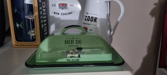 Moana Road Enamel Butter Dish