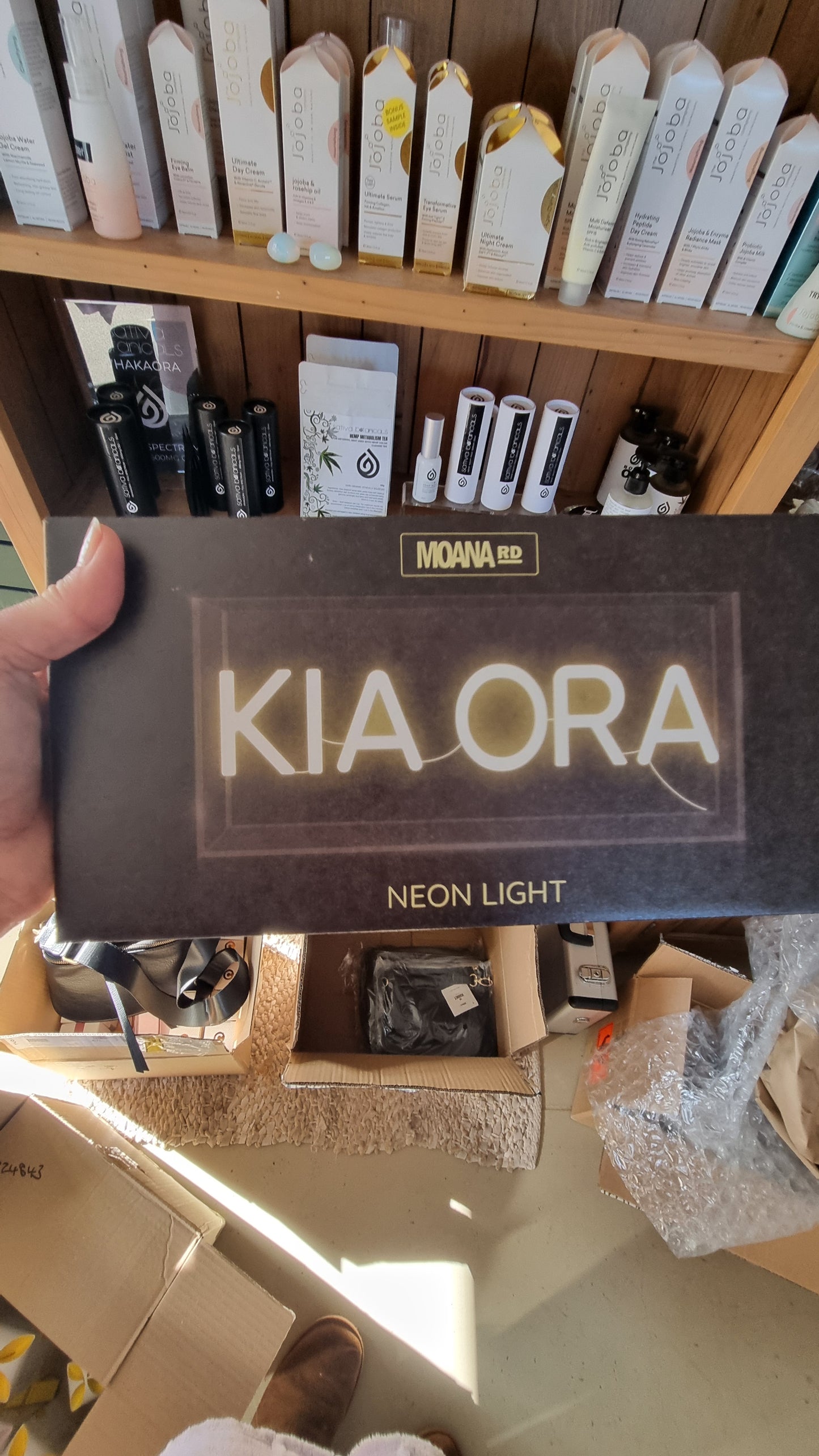 Moana Road Kia Ora & Haere Mai Neon Signs