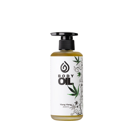 Sativa Botanicals Hemp Seed Body Oil with Ylang Ylang