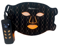 Dermatech LED Facial Mask - Black/White