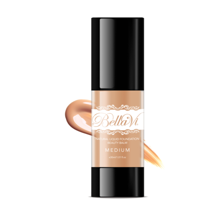 Bella Vi BB Beauty Balm Base Brush Combination Kit - FREE Foundation Brush