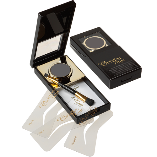 Christian Faye Eyebrow Powders with Stencils
