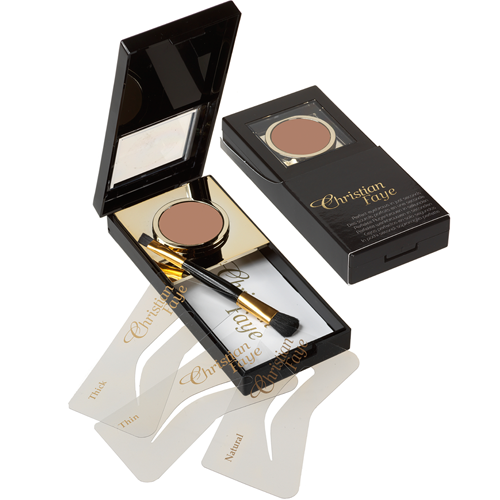 Christian Faye Eyebrow Powders with Stencils