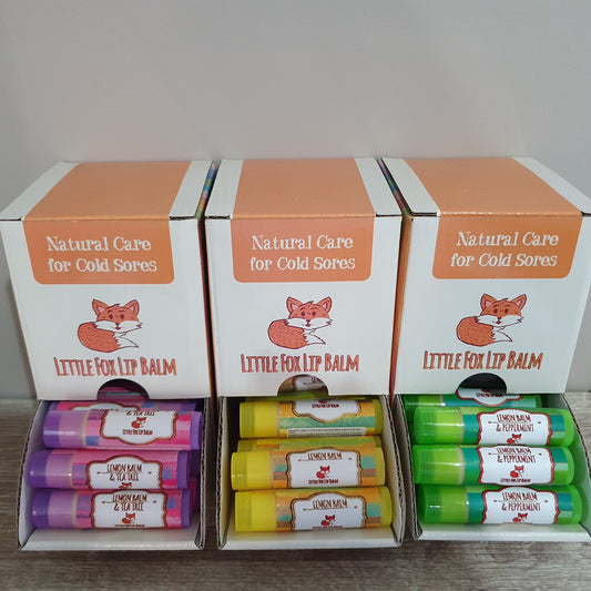 Little Fox Cold Sore Lip Balms