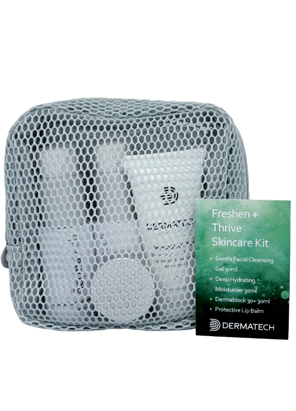 Dermatech Travel Skincare Kits | 4-Piece Sets