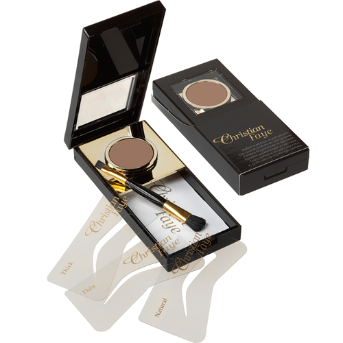 Christian Faye Eyebrow Powders with Stencils