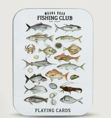 Moana Road Fishing Club Cards