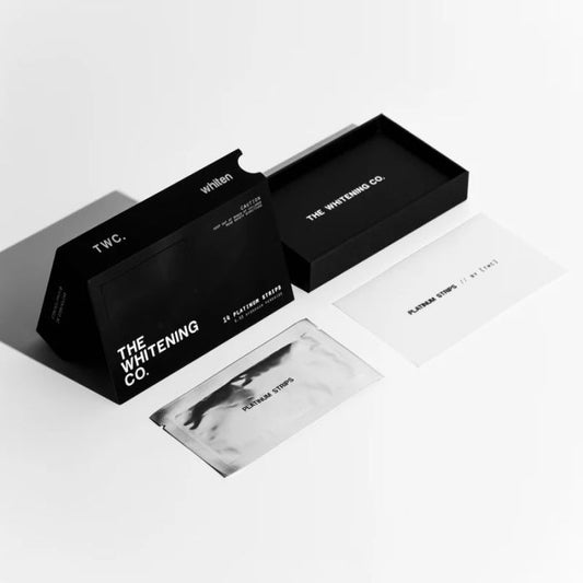 The Whitening Co Platinum Strips Teeth Whitening Strips Mint