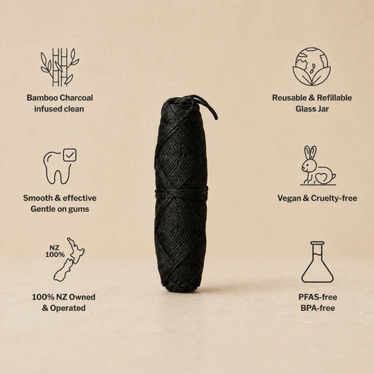Crescent Nest Bamboo Dental Floss