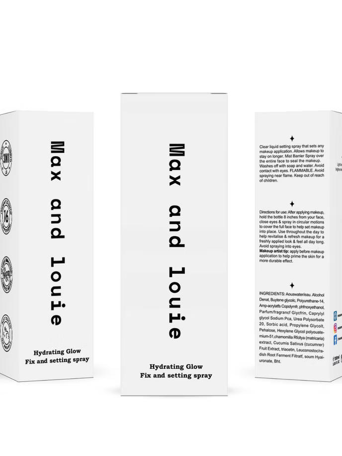 Max and Louie Glow & Hydrate Fixing Spray