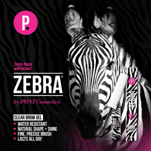 Poni Zebra Brow Gel | The Beauty House NZ