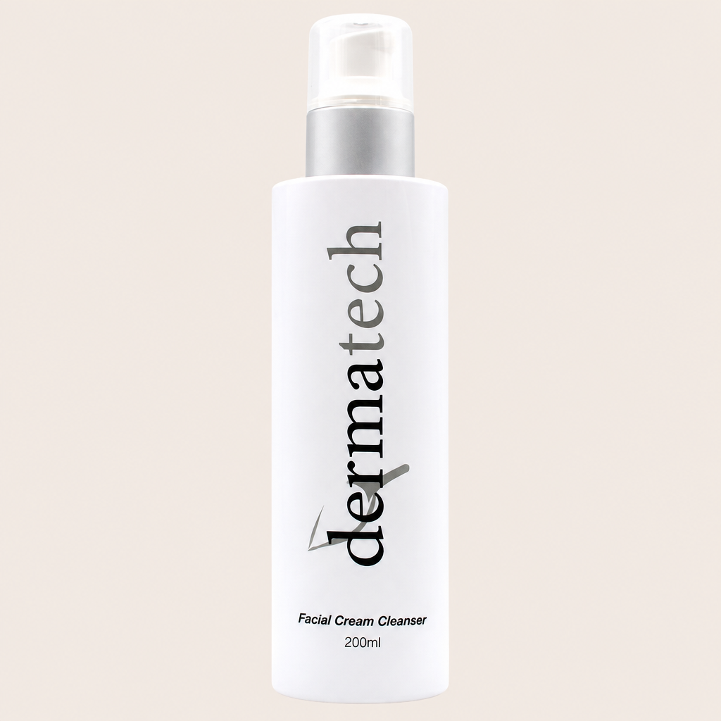 Dermatech Facial Cream Cleanser 200ml bottle on a clean background