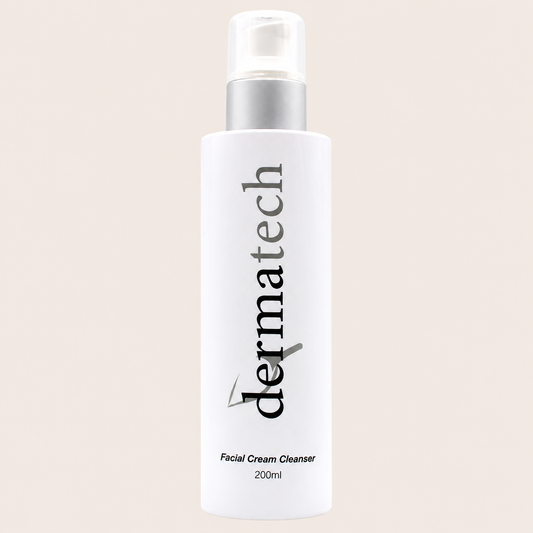 Dermatech Facial Cream Cleanser 200ml bottle on a clean background