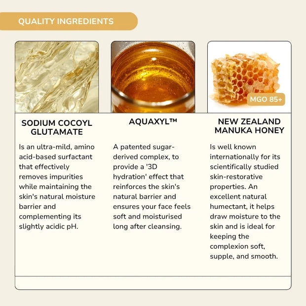 Bees Brilliance Manuka Honey Foaming Facial Cleanser