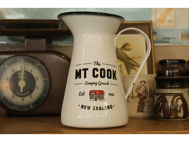 Moana Road Mt Cook Enamel Water Jug