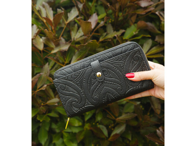 Moana Road Fitzroy Wallet Miriama Grace-Smith Black