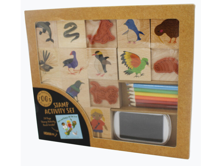 Stamp Kit Tane and Rubys NZ Tiki Tour