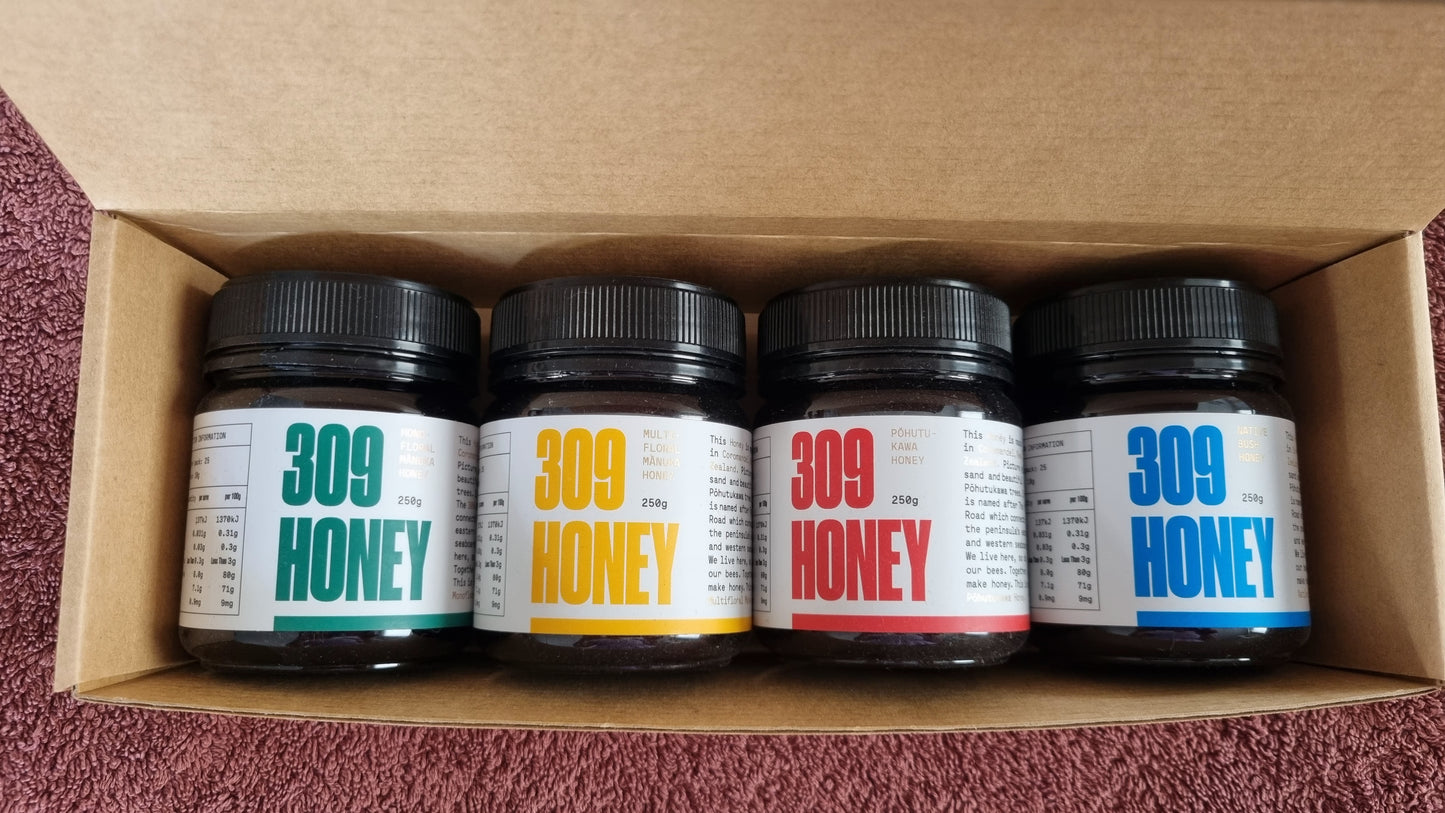New Zealand Coromandel Honey - 309 Honey Gift Packs