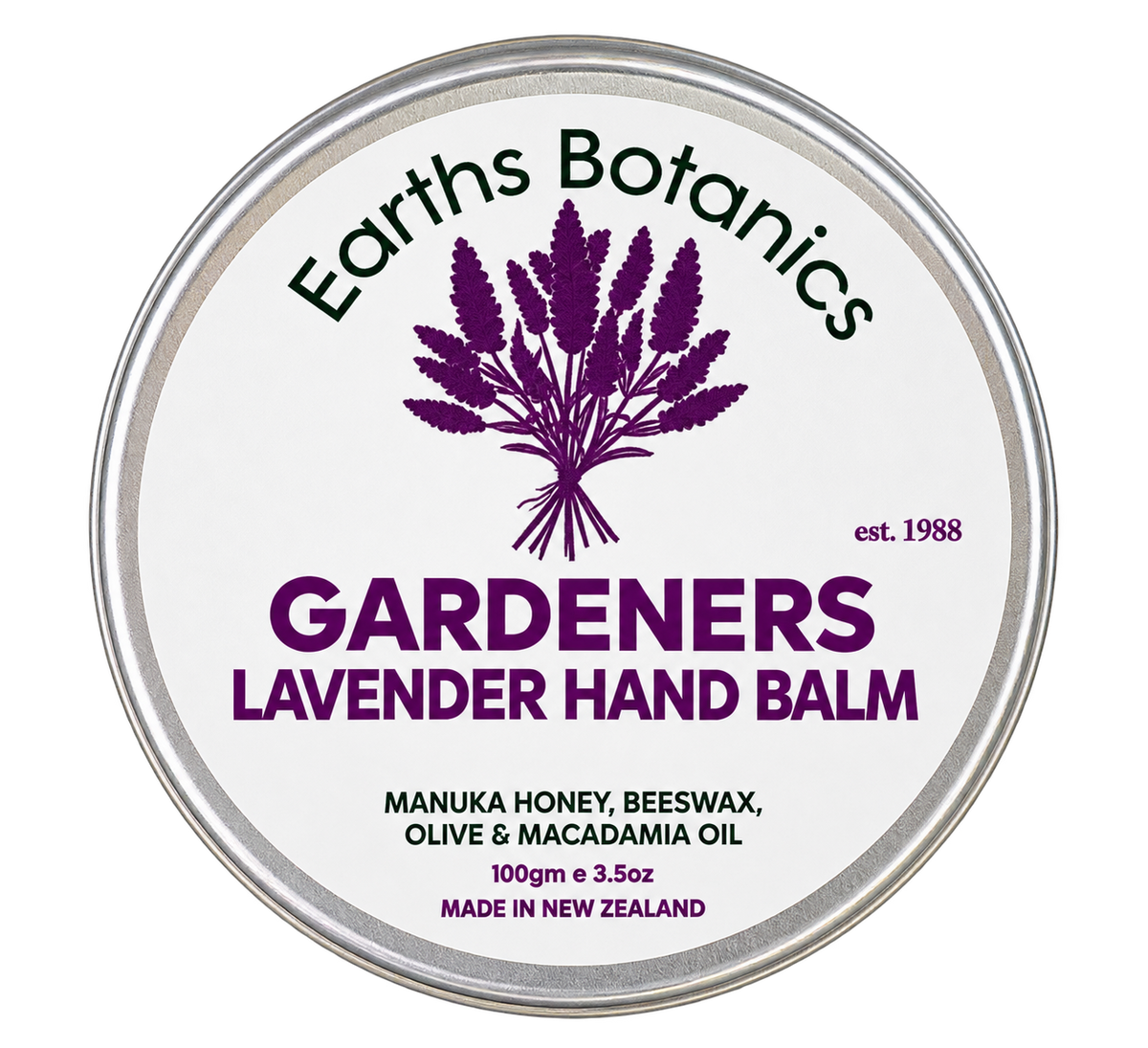 Earth Botanics Gardeners Lavender Hand Balm