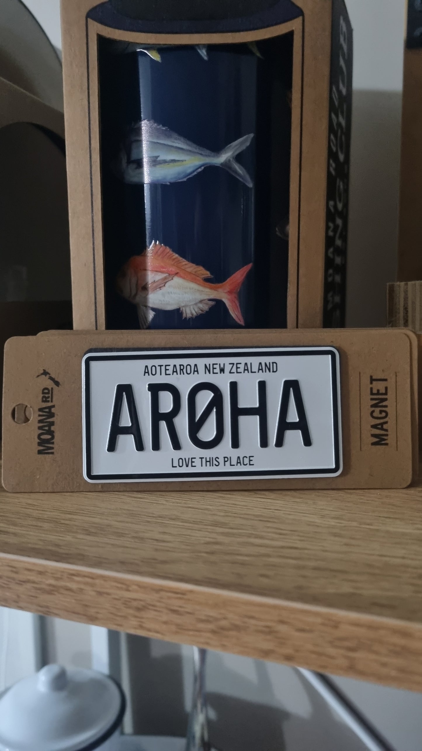 Moana Road Fridge Magnets Aroha-Kiwi-Kia Ora