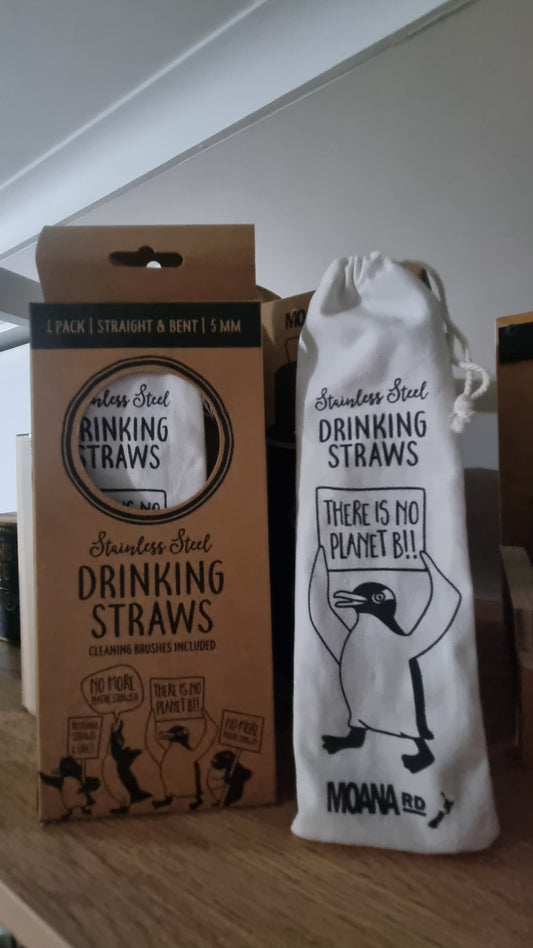Moana Road Stainless Steel Drinking Straws