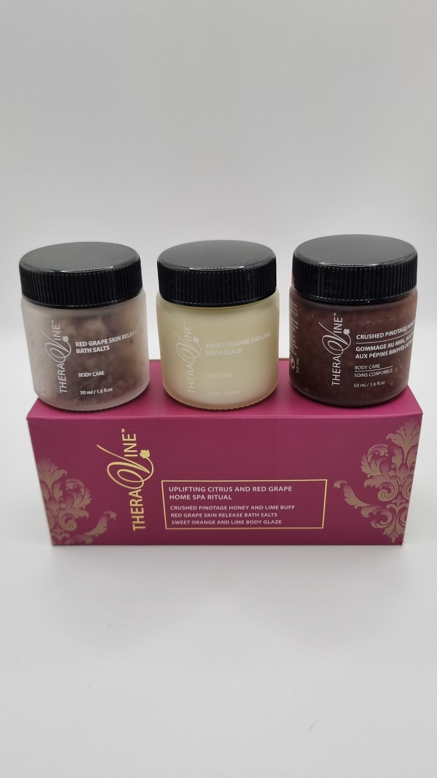 Theravine Uplifting Citrus & Grape Home Spa Ritual