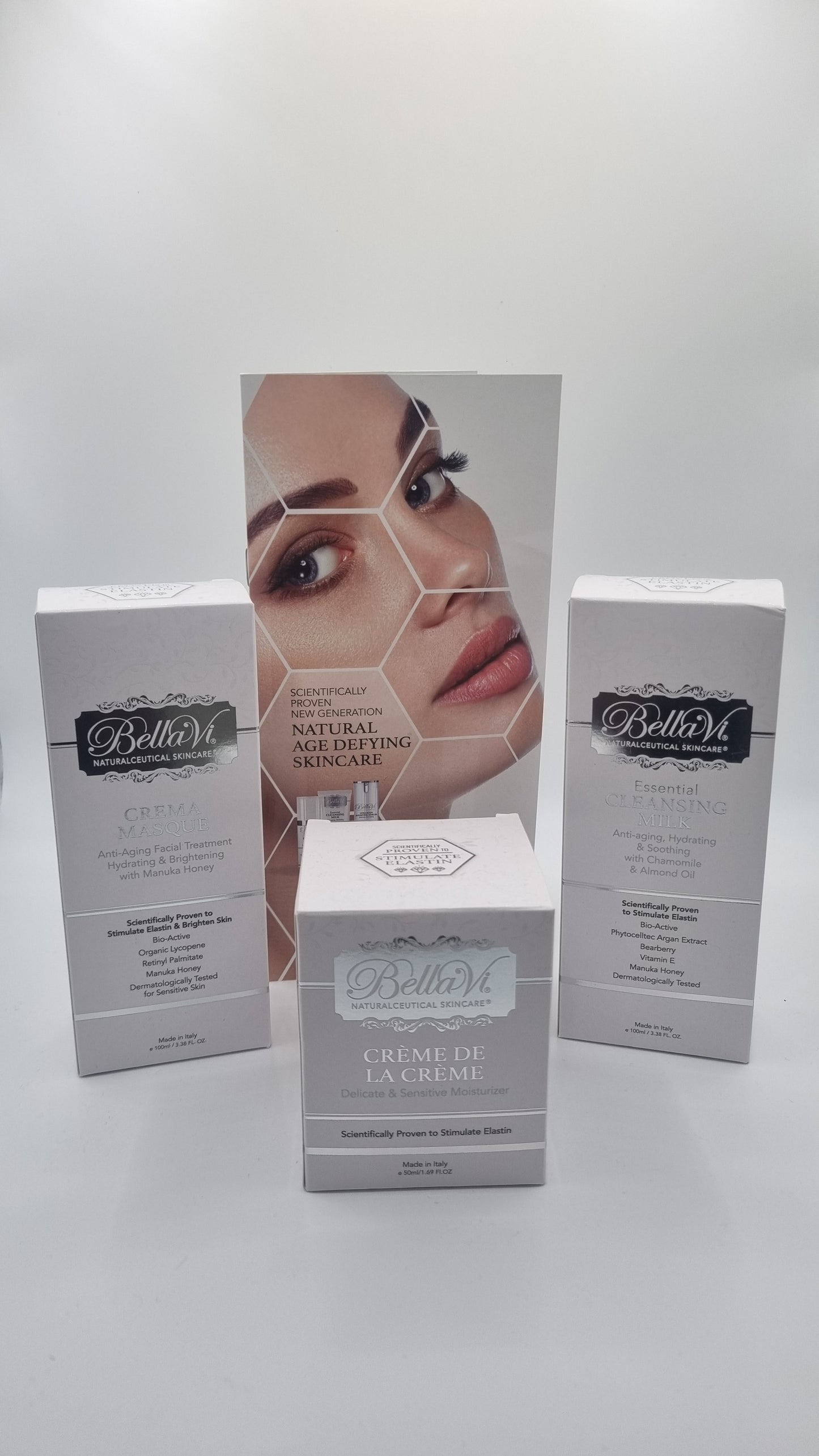 Bella Vi Essential Skincare Set – Cleanse, Treat & Hydrate