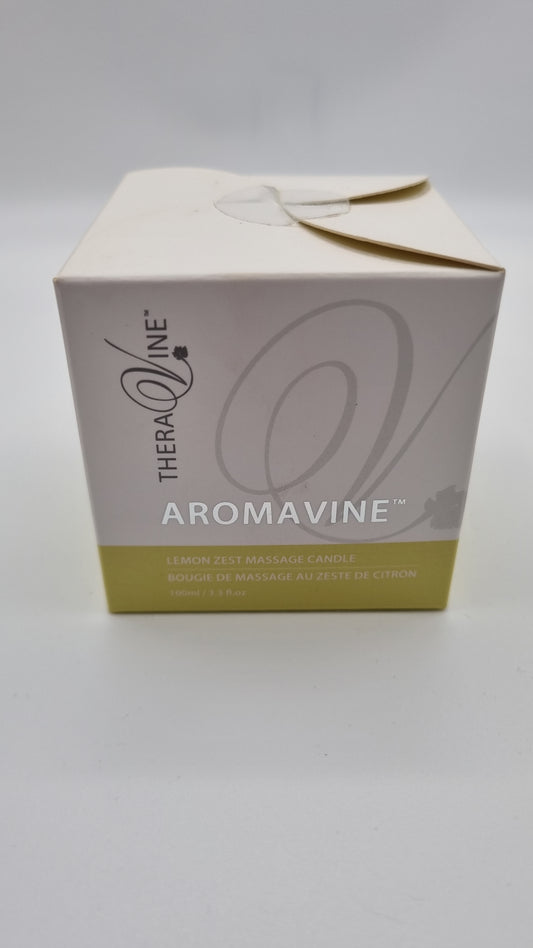 Theravine Aromavine Lemon Zest Massage Candle